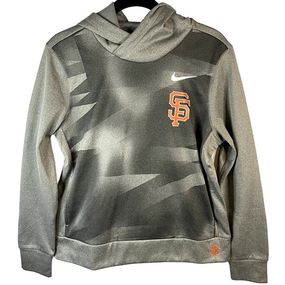 MLB San Francisco Giants Nike Dri-Fit Pullover Hoodie Gray Size Medium - Picture 1 of 6